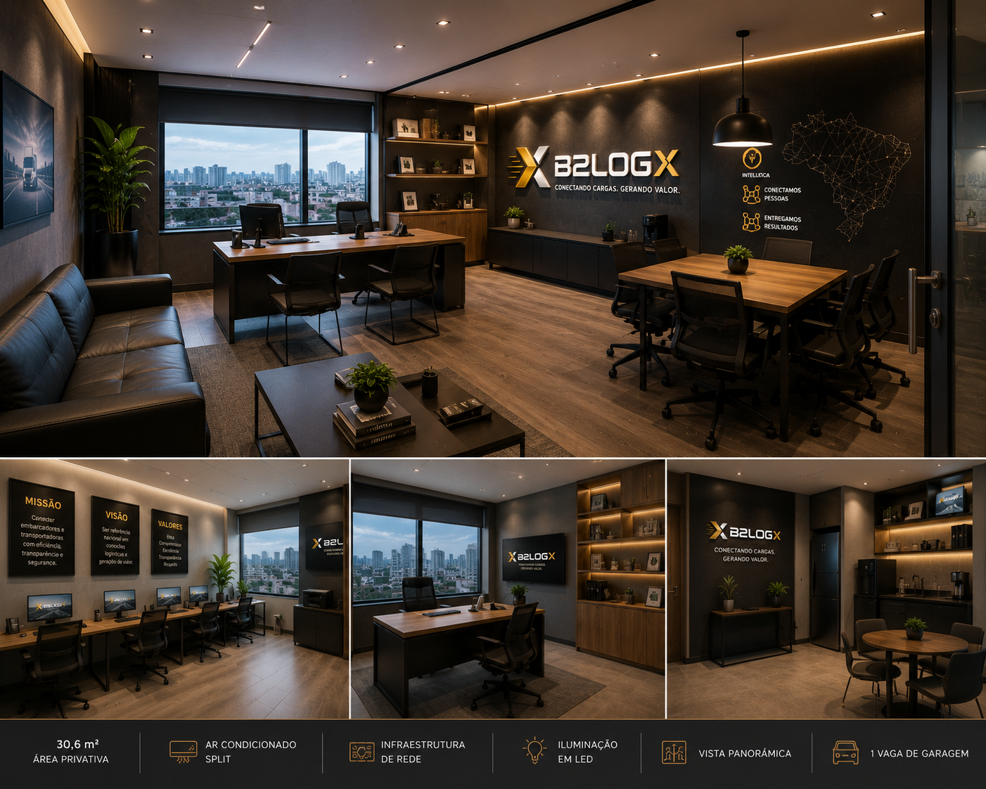 Escritório B2LOGX — Central de Inteligência Comercial Logística